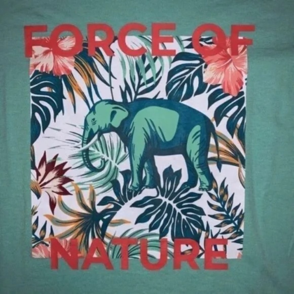 ivory Ella women's force of nature elephant graphic tee - Picture 4 of 8